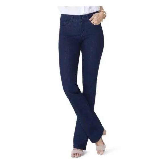 NYDJ Barbara Bootcut Dark Wash Jeans Women’s Stretch Size 6 excellent condition - Picture 3 of 8